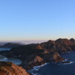 Panoramica de las Islas Cíes en Vigo, Galicia, España